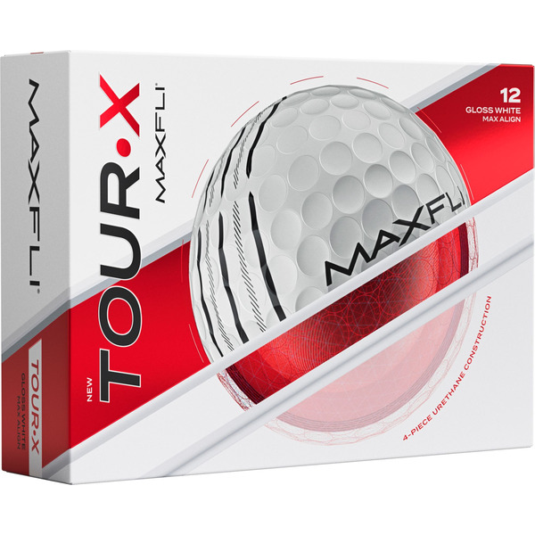 Maxfli Tour X Max Align Golf Balls - White