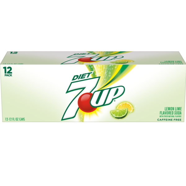 Diet 7-Up - 24/12 oz cans