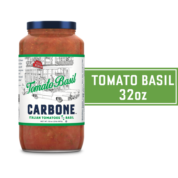 Carbone Tomato Basil Pasta Sauce, Kosher, No Sugar Added, Non GMO,