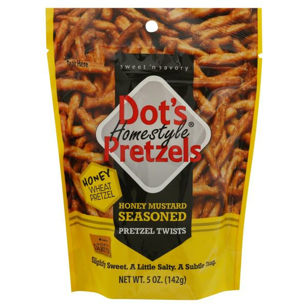 Publix Dot's Homestyle Pretzels Pretzel Twists, Honey Mustard Seasoned
