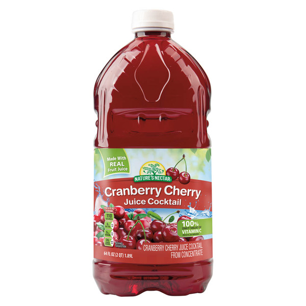 Nature's Nectar Cranberry Cherry Juice Cocktail Same-Day Delivery