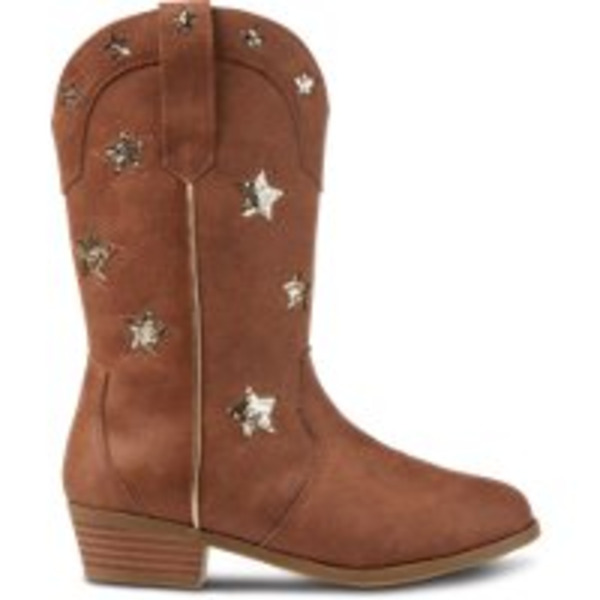 Magellan Outdoors Girls' Star Cut Out Western Boots, Size 5