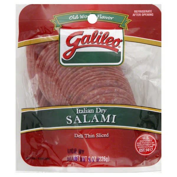 dried salami nutrition facts