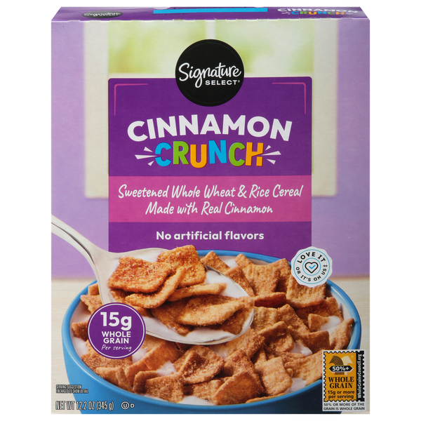 Signature SELECT Cinnamon Crunch Cereal