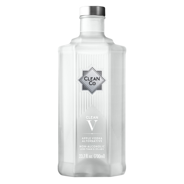 CleanCo Clean V Non-Alcoholic, Apple Vodka Alternative Spirit Same