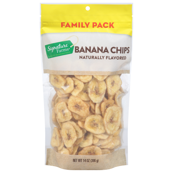 Signature Farms Banana Chips, Family Pack