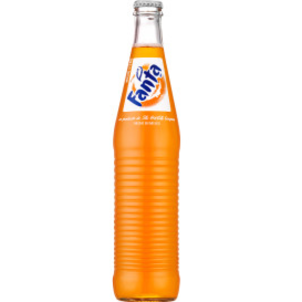 Fanta Orange Mexico Glass Bottles, 500 mL, 24 Pack