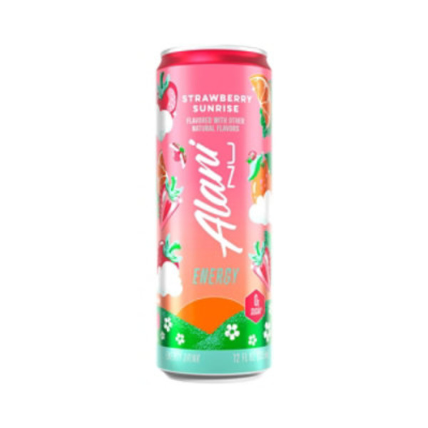 Alani Nu Strawberry Sunrise Energy Drink Can