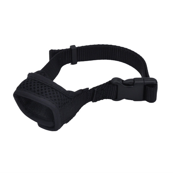Coastal Pet Black Best Fit Adjustable Comfort Dog Muzzle