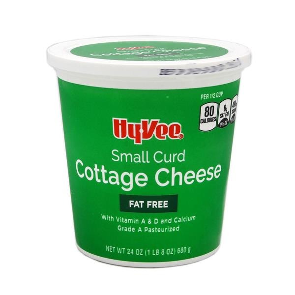 Hyvee Small Curd Cottage Cheese (24 oz) from HyVee Instacart