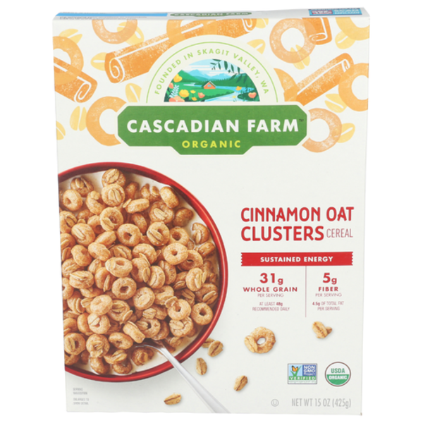 Cascadian Farm Organic Cinnamon Oat Clusters Cereal