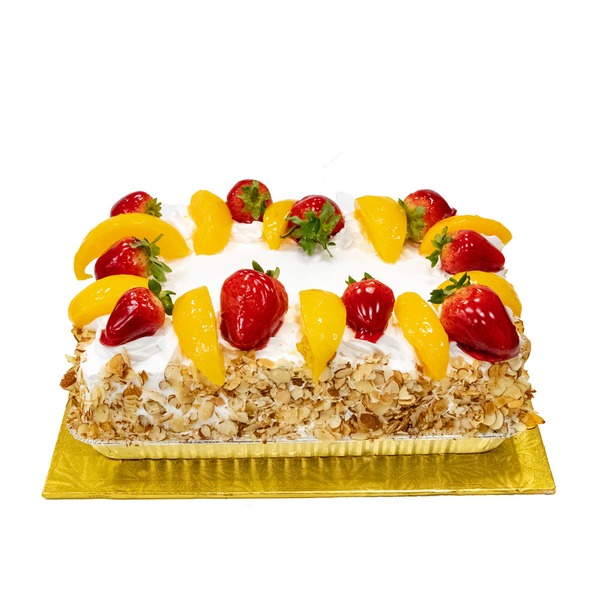 Half Sheet Tres Leches Cake With Fruit
