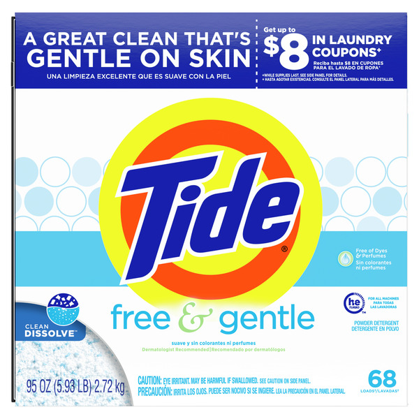 Tide Free & Gentle Powder Laundry Detergent Same-Day Delivery or