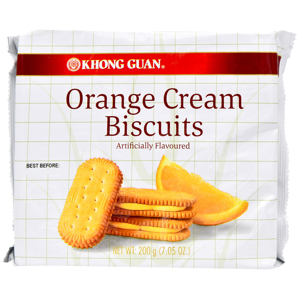 Khong Guan Biscuits, Orange Cream