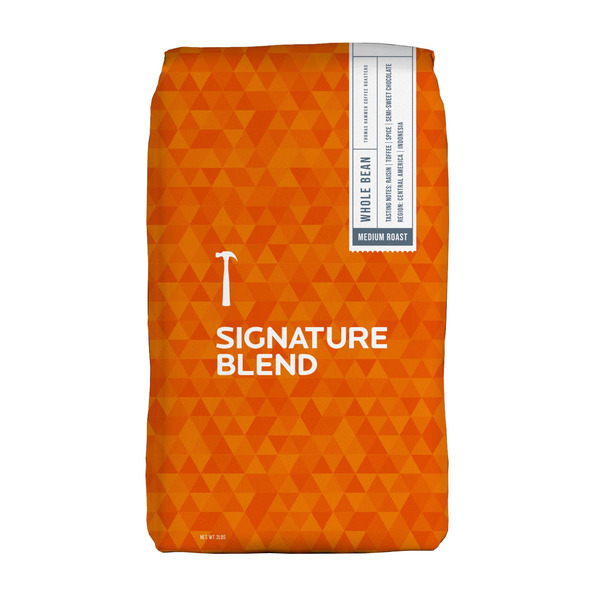 Thomas Hammer Roasters Signature Blend, Medium, Whole Bean, 2 lbs
