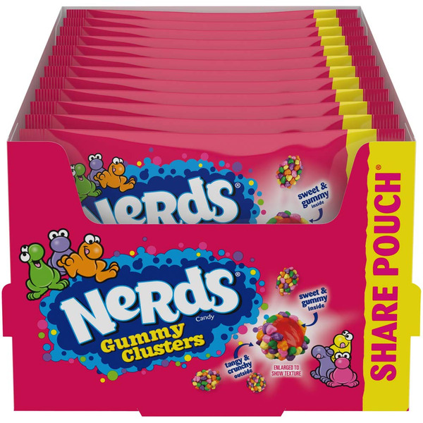Nerds Gummy Clusters, Share Pack, 12 Ct