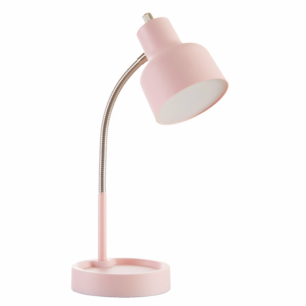 Walmart Mainstays LED Desk Lamp With Catch-All Base AC Outlet