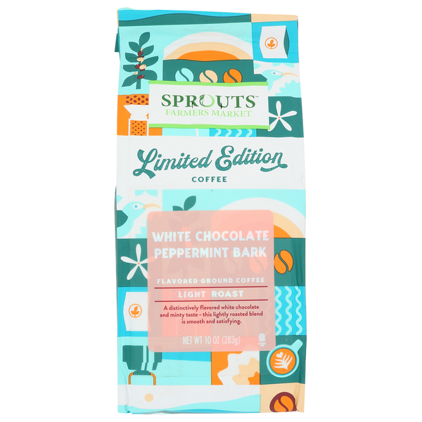 Sprouts White Chocolate Peppermint Bark Ground Coffee Same-Day