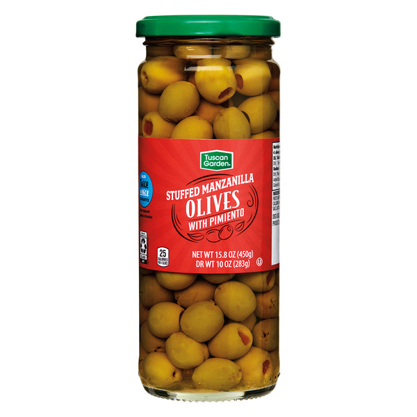 Tuscan Garden Manzanilla Olives Stuffed With Pimiento Same-Day