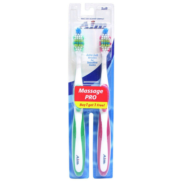 Dollar Tree Aim Soft Massage Pro Toothbrush Same-Day Delivery | Instacart
