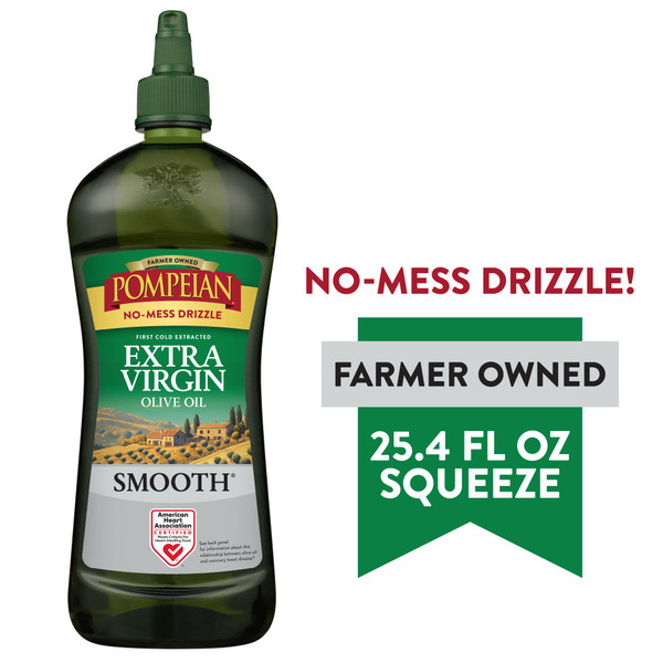 Pompeian Smooth Extra Virgin Olive Oil Squeeze