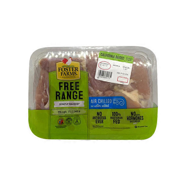 Fat Free Anti Biotic Free Simply Raised Skinless Boneless Chicken Thigh