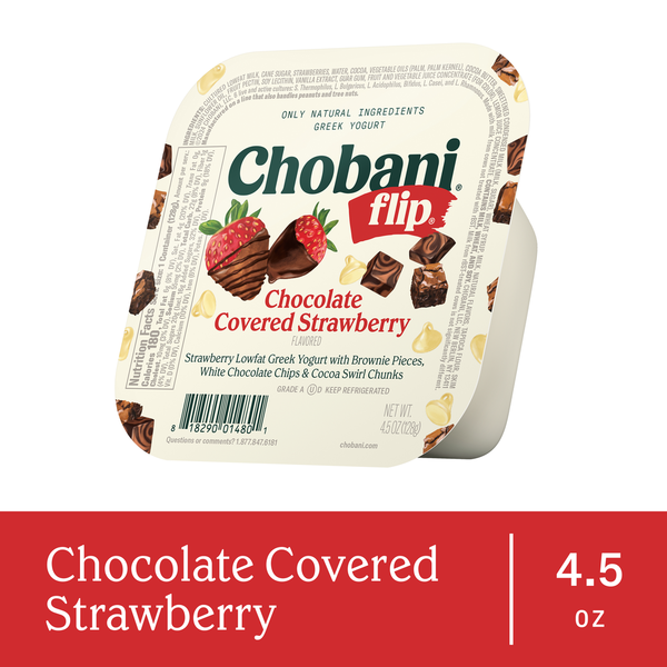 Chobani Yogurt, Chocolate Covered Strawberry, Greek