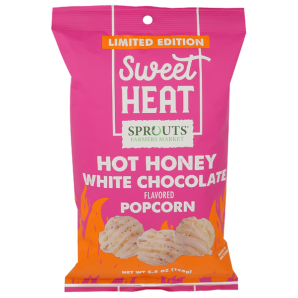 Sprouts Hot Honey White Chocolate Flavored Popcorn