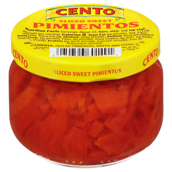 Cento Sliced Sweet Pimientos Same-Day Delivery or Pickup