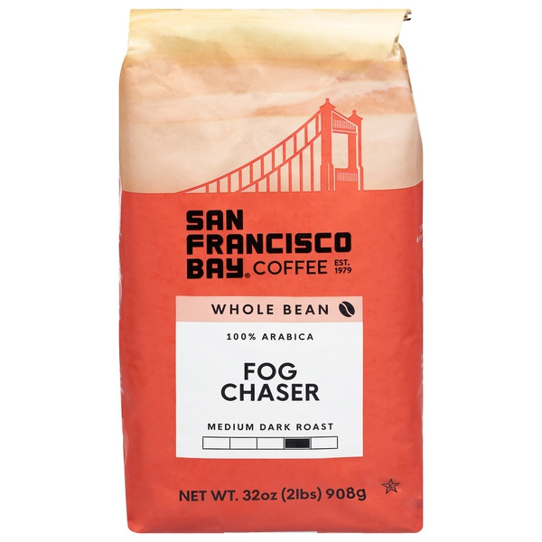 SF Bay Coffee Coffee, Whole Bean, Medium Roast, Fog Chaser Same