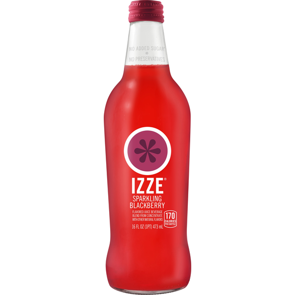 Izze Juice, Blackberry, Sparkling (16 oz) Instacart
