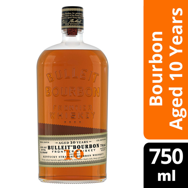 Bulleit 10 Year Aged Bourbon Whiskey Same-Day Delivery or Pickup