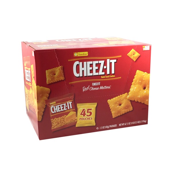Sunshine CheezIt Baked Snack Crackers from Costco Instacart