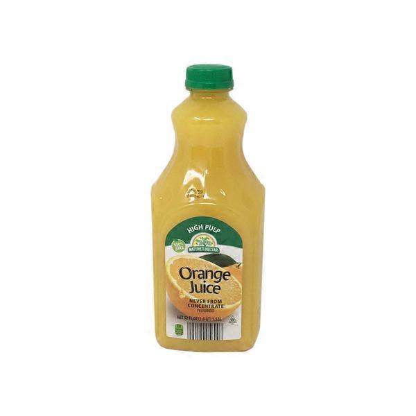 Nature's Nectar 100 Pure Squeezed Orange Juice Not From Concentrate