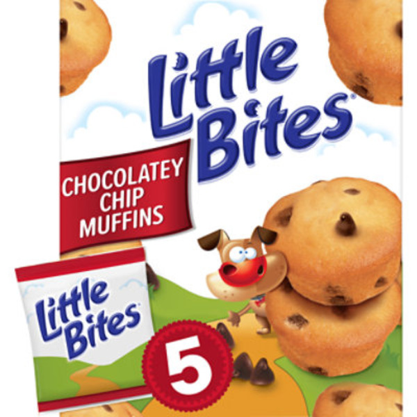 Entenmann's Little Bites, 5 ct, Chocolatey Chip, Muffins, Made with Real, Muffins, 7.5 oz