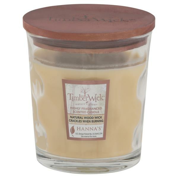 Publix Hanna's Candle Company TimberWick Candle, Vanilla Brulee Same