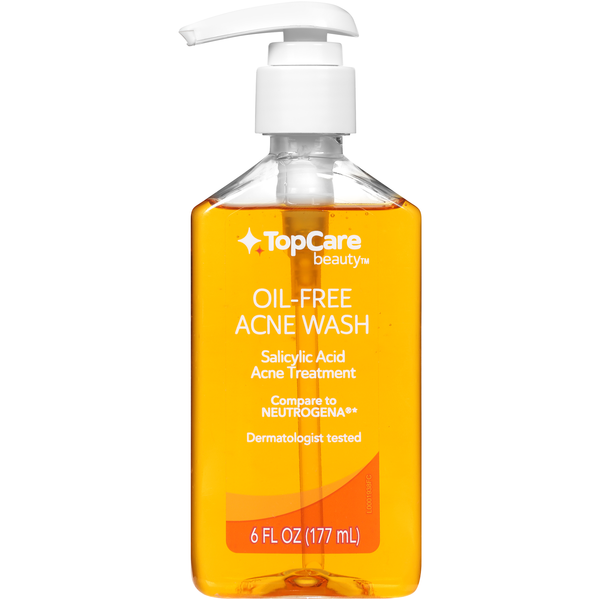 Top Care Gentle Oil Free Acne Wash Salicylic Acid Treatment (6 fl oz
