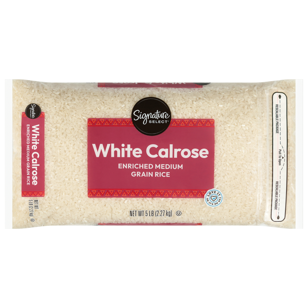 Signature SELECT Enriched White Calrose Medium Grain Rice