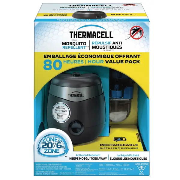 Thermacell Recharegable Repeller With 80 Hours of Mosquito Protection