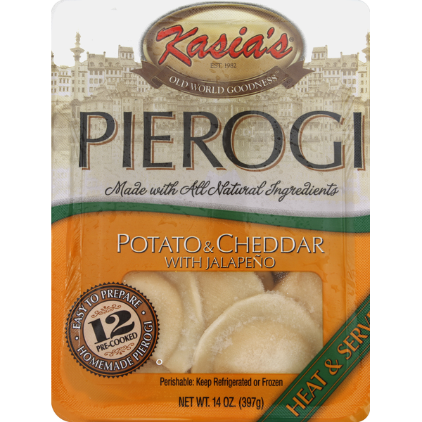 Kasia's Pierogi, Potato & Cheddar with Jalapeno Same-Day Delivery