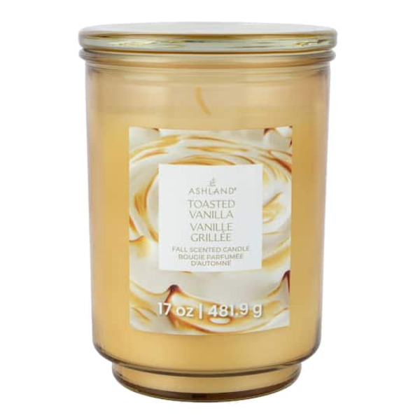 Ashland Toasted Vanilla Fall Scented Jar Candle