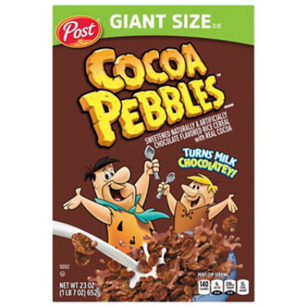 Post PEBBLES Cereal Giant Size