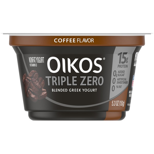 Oikos Triple Zero Coffee Greek Yogurt Same-Day Delivery or Pickup