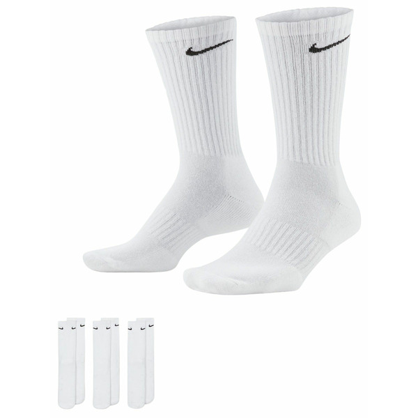 Nike Everyday Cushioned Training Crew Socks, Large