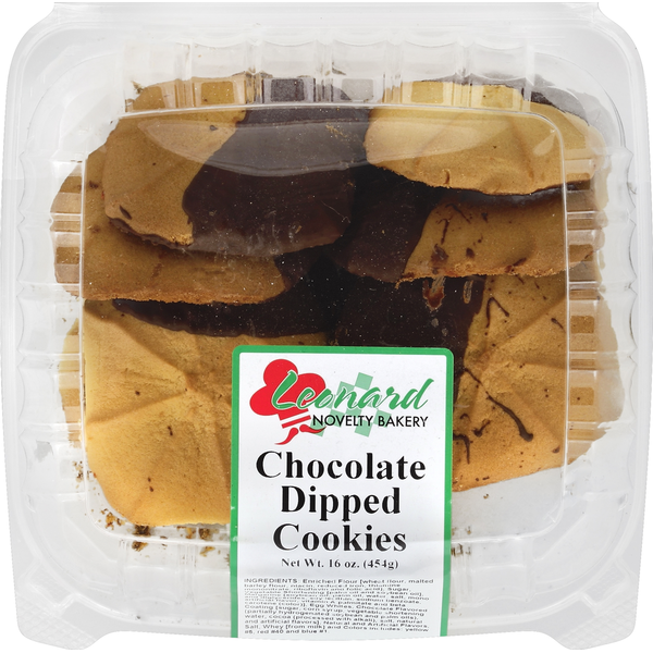 Leonard Novelty Bakery Cookies, Chocolate Dipped Same-Day Delivery