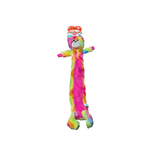 ASPCA Tie-Dye Bear Plush Dog Toy