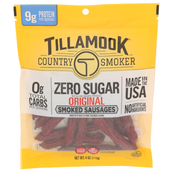 Tillamook Country Smoker Zero Sugar Original Smoked Sausages