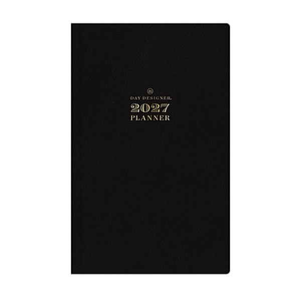 Blue Sky Day Designer 2027 Weekly & Monthly Planner, 5 x 8 in - Black