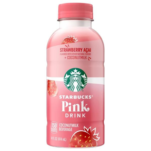 Starbucks Coconutmilk Beverage, Pink Drink, Strawberry Acai Same