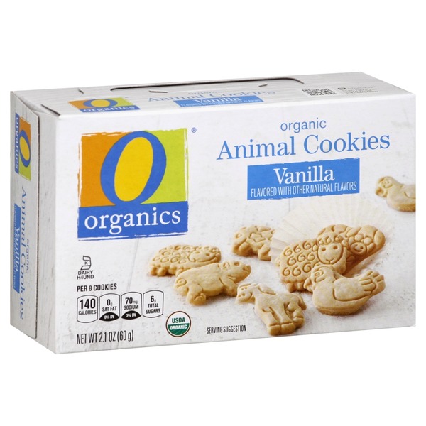 O Organics Organic Vanilla Animal Cookies (2.1 oz) from Safeway Instacart